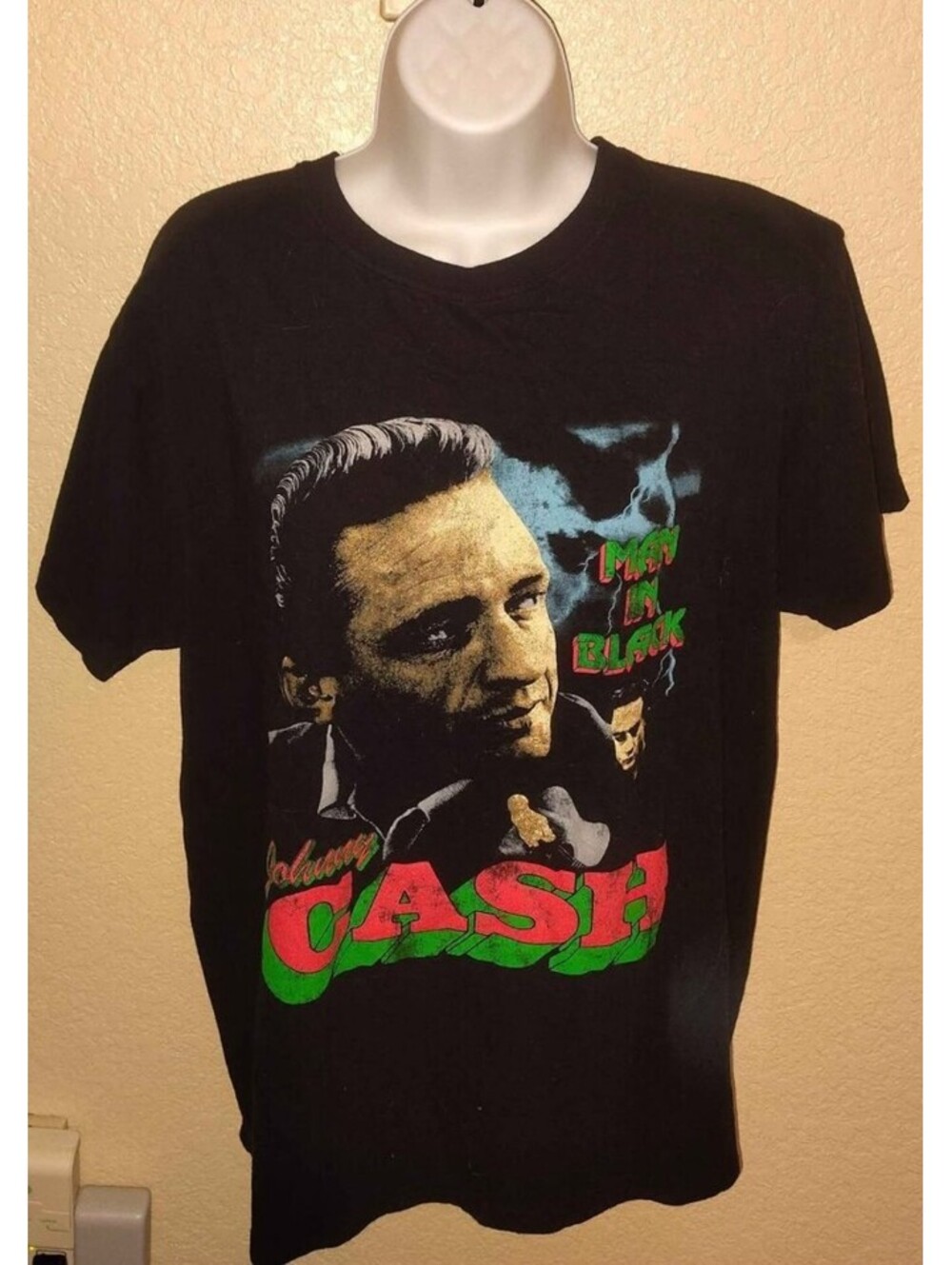 Johnny Cash Colorful Top